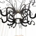 Lampadario di moderno design in plexiglass prodotto in Italia, Malito Viadurini