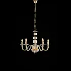 Lampadario in con Vetro e Strass Made in Italy per Arredare L’interno - Innsbruck Viadurini