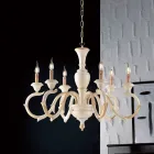 Lampadario in Legno Made in Italy per Arredare L’interno - Firenze Viadurini