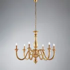 Lampadario in Legno Made in Italy per Arredare L’interno - Siena Viadurini