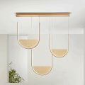 Lampadario in Metallo con Inserto Amovibile in Vetro Granigliato - Catalpa