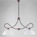 Lampadario in metallo e ceramica per interni eleganti – Eclisse