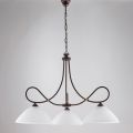 Lampadario in metallo e ceramica per valorizzare gli interni – Eclisse
