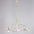 Lampadario in Metallo in Ceramica 3 Luci per Interni - Polaris