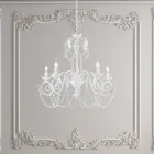 Lampadario in metallo per interni luminosi e accoglienti – Perla Viadurini