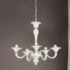 Lampadario in Vetro di Venezia Soffiato a Mano Stile Classico - Demetra Viadurini