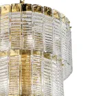 Lampadario Moderno 36 Luci in Vetro Artigianale Lusso Italiano - Valadier Viadurini