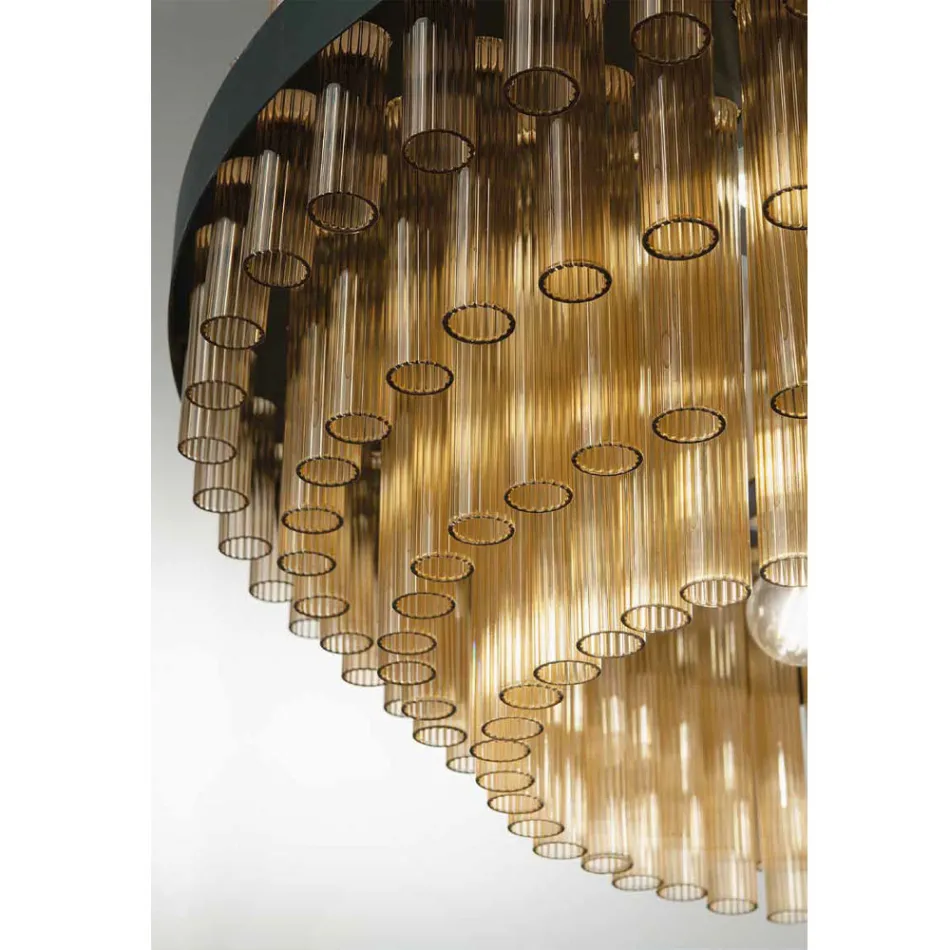 Lampadario Moderno di Lusso in Vetro Soffiato Artigianale Italiano - Maesta Viadurini