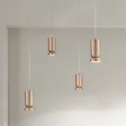 Lampadario Moderno in Alluminio Verniciato a Polvere e Cavo Regolabile - Buxus Viadurini