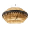 Lampadario Moderno Vetro Soffiato e Metallo Artigianato Italiano - Maesta