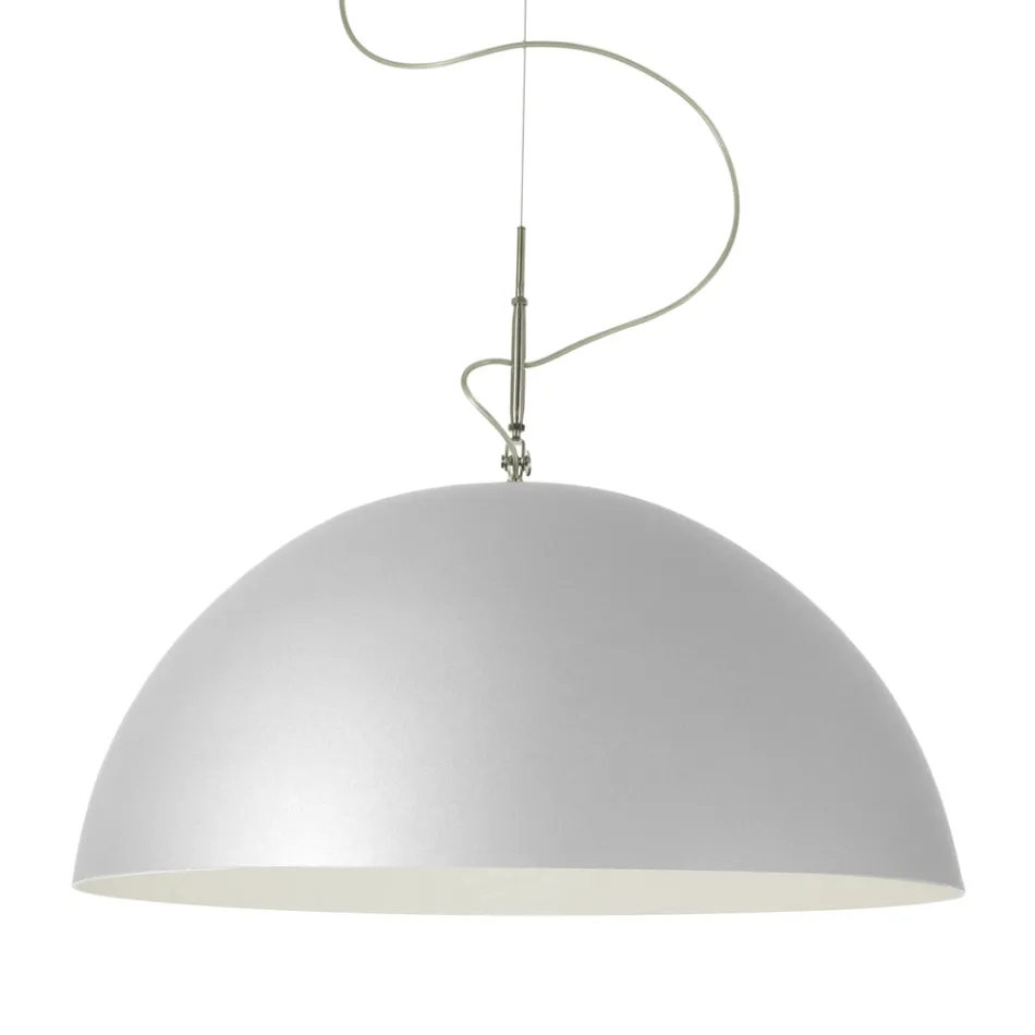 Lampadario Sospeso in Laprene e Nebulite  - Mezza Luna by In-es.artdesign  Viadurini