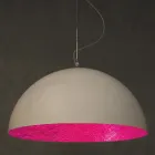 Lampadario Sospeso in Laprene e Nebulite  - Mezza Luna by In-es.artdesign  Viadurini