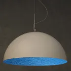 Lampadario Sospeso in Laprene e Nebulite  - Mezza Luna by In-es.artdesign  Viadurini