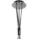Lampadario Sospeso Tre Lumi in Vetro Incamiciato Made in Italy - Althea Viadurini
