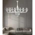 Lampadario Stile Classico in Vetro Veneziano Soffiato a Mano - Vanity Viadurini