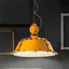 Lampadario stile industriale vintage a campana Jillian Ferroluce Viadurini