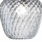 Lampadario su Barra Lineare Tre Lumi in Vetro Veneziano Made in Italy - Elisia Viadurini