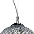 Lampadario su Barra Lineare Tre Lumi in Vetro Veneziano Made in Italy - Elisia Viadurini