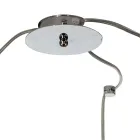 Lampadario Tre Lumi Piccoli in Vetro Soffiato Artigianale Made in Italy - Iride Viadurini