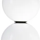 Lampadario Verticale a Tre Lumi in Vetro Incamiciato Made in Italy - Lumira Viadurini