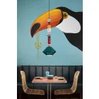 Lampadario Vintage in Ceramica Verde o Giallo Made in Italy – Ferroluce Lariat Viadurini