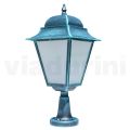 Lampioncino per Esterno in Alluminio e Vetro Sabbiato Made in Italy - Alchimista