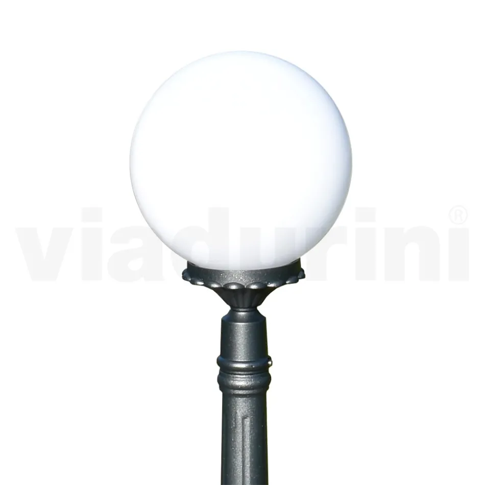 Lampione Alto 110 cm in Acrilico e Alluminio Antracite Made in Italy - Trovaantracite Viadurini