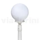 Lampione Alto 110 cm in Acrilico e Alluminio Bianco Made in Italy - Trovabianco Viadurini