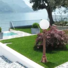 Lampione Alto 110 cm in Acrilico e Alluminio Nero Made in Italy - Trovanero Viadurini