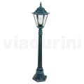 Lampione Alto 117 cm da Giardino in Vetro e 5 Finiture di Alluminio - Pinako