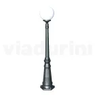 Lampione Alto 145 cm in Acrilico e Alluminio Antracite Made in Italy - Trovaantracite Viadurini