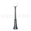 Lampione Alto 145 cm in Acrilico e Alluminio Antracite Made in Italy - Trovaantracite