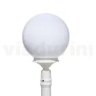Lampione Alto 145 cm in Acrilico e Alluminio Bianco Made in Italy - Trovabianco Viadurini