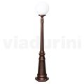 Lampione Alto 145 cm in Acrilico e Alluminio Nero Made in Italy - Trovanero
