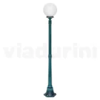 Lampione Alto 172 cm in Acrilico e Alluminio Nero Made in Italy - Trovanero Viadurini