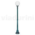 Lampione Alto 172 cm in Acrilico e Alluminio Nero Made in Italy - Trovanero