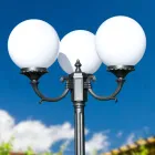 Lampione Alto 212 cm in Acrilico e Alluminio Antracite Made in Italy - Trovaantracite Viadurini