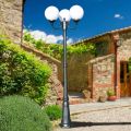 Lampione Alto 212 cm in Acrilico e Alluminio Antracite Made in Italy - Trovaantracite