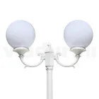 Lampione Alto 212 cm in Acrilico e Alluminio Bianco Made in Italy - Trovabianco Viadurini