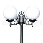 Lampione Alto 230 cm in Acrilico e Alluminio Antracite Made in Italy - Trovaantracite Viadurini