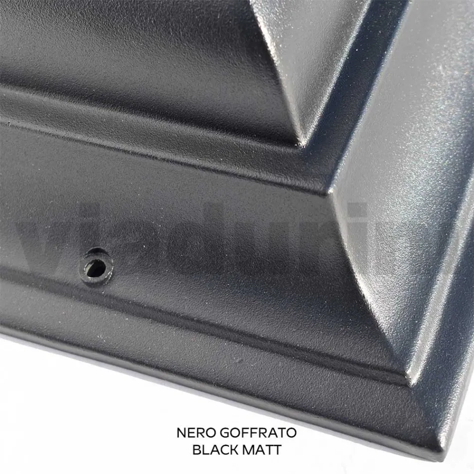 Lampione Alto 264 cm per il Giardino in Vetro e Alluminio Pressofuso - Alchimista Viadurini