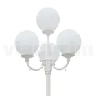 Lampione Alto 270 cm in Acrilico e Alluminio Bianco Made in Italy - Trovabianco Viadurini
