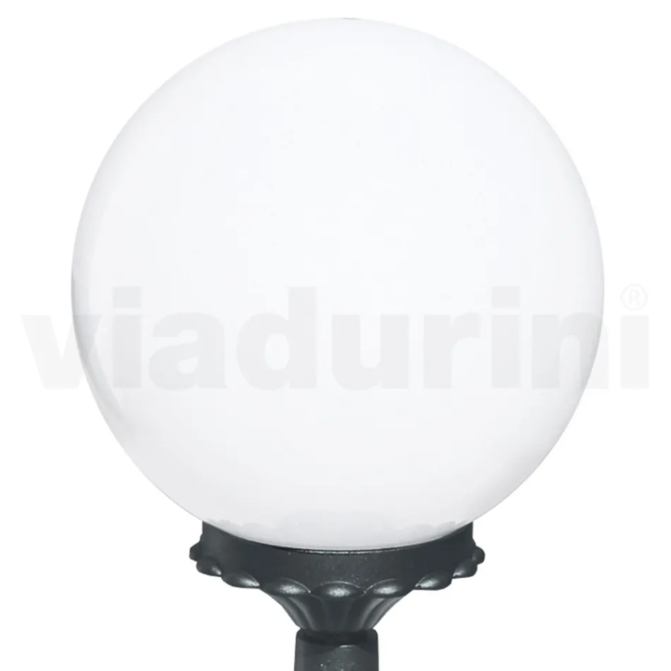 Lampione Alto 47 cm in Acrilico e Alluminio Antracite Made in Italy - Trovaantracite Viadurini