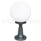 Lampione Alto 47 cm in Acrilico e Alluminio Antracite Made in Italy - Trovaantracite Viadurini