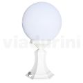 Lampione Alto 47 cm in Acrilico e Alluminio Bianco Made in Italy - Trovabianco
