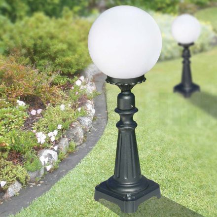 Lampione Alto 69 cm in Acrilico e Alluminio Antracite Made in Italy - Trovaantracite Viadurini