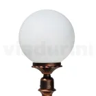Lampione Alto 69 cm in Acrilico e Alluminio Nero Made in Italy - Trovanero Viadurini