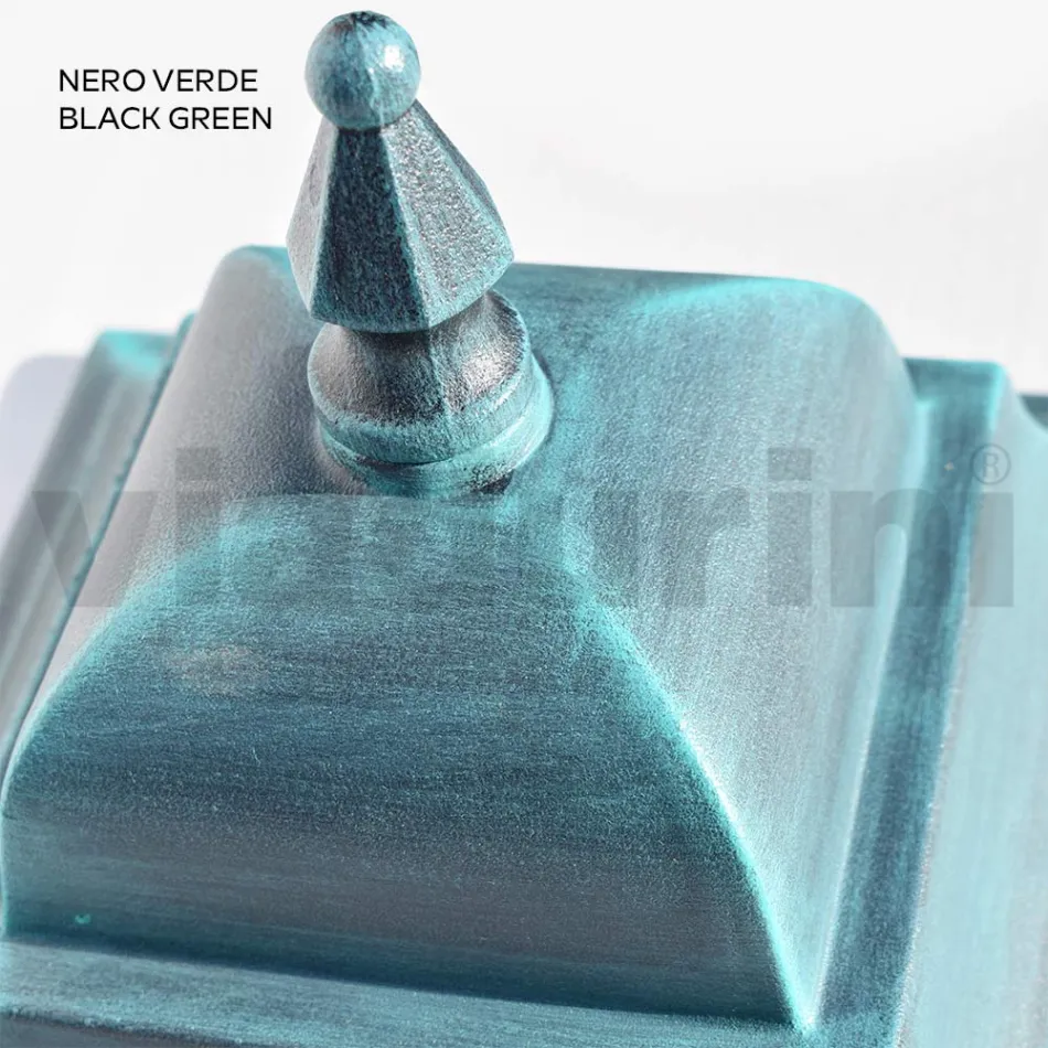 Lampione da Esterno Alto 252 cm in Vetro e Alluminio Pressofuso - Alchimista Viadurini
