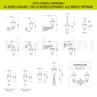 Lampione da Esterno Alto 252 cm in Vetro e Alluminio Pressofuso - Alchimista Viadurini