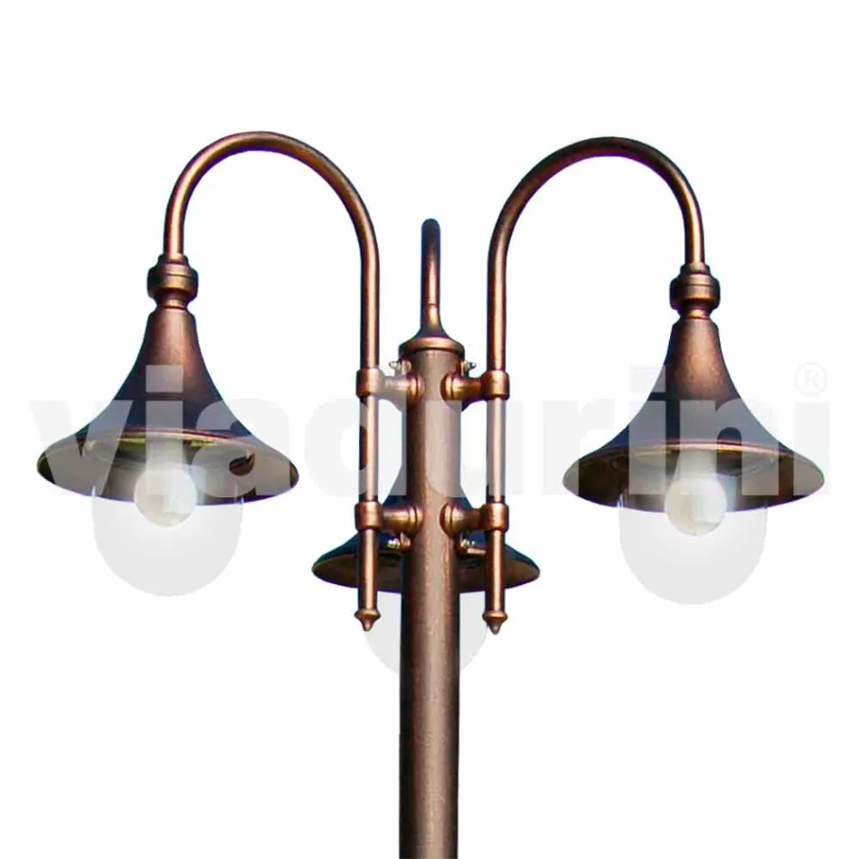 Lampione da esterno in alluminio pressofuso made in Italy, Anusca Viadurini
